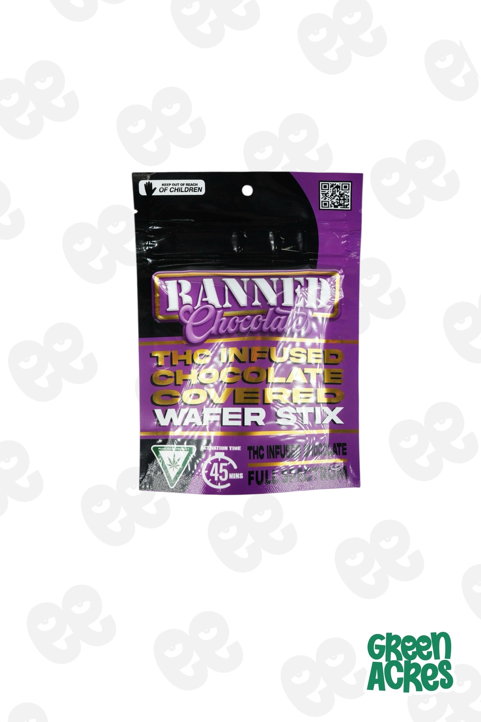 Chocolate Wafer Stix 3pk 200MG