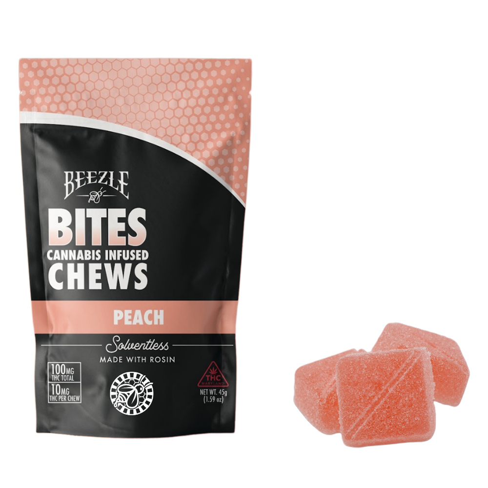 10mg Peach Rosin Chews - 100mg