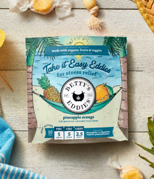 Pineapple Orange Chews - CBG:CBDV - 50mg/10pk