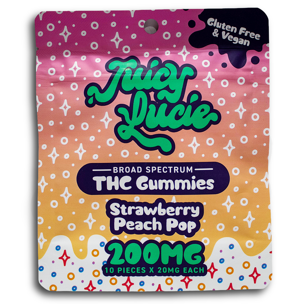 Strawberry Peach Pop | 200mg Edible