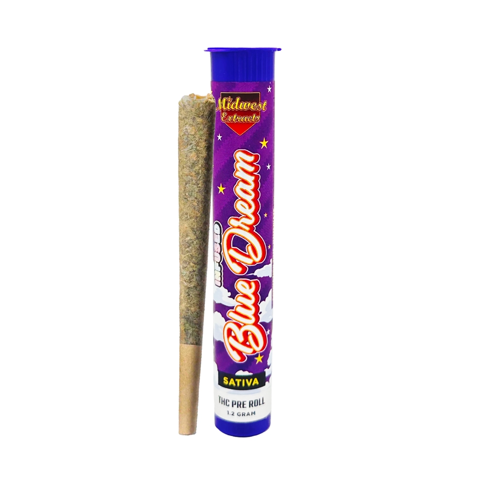 Midwest Extracts | 1.2g Infused Preroll | Blue Dream