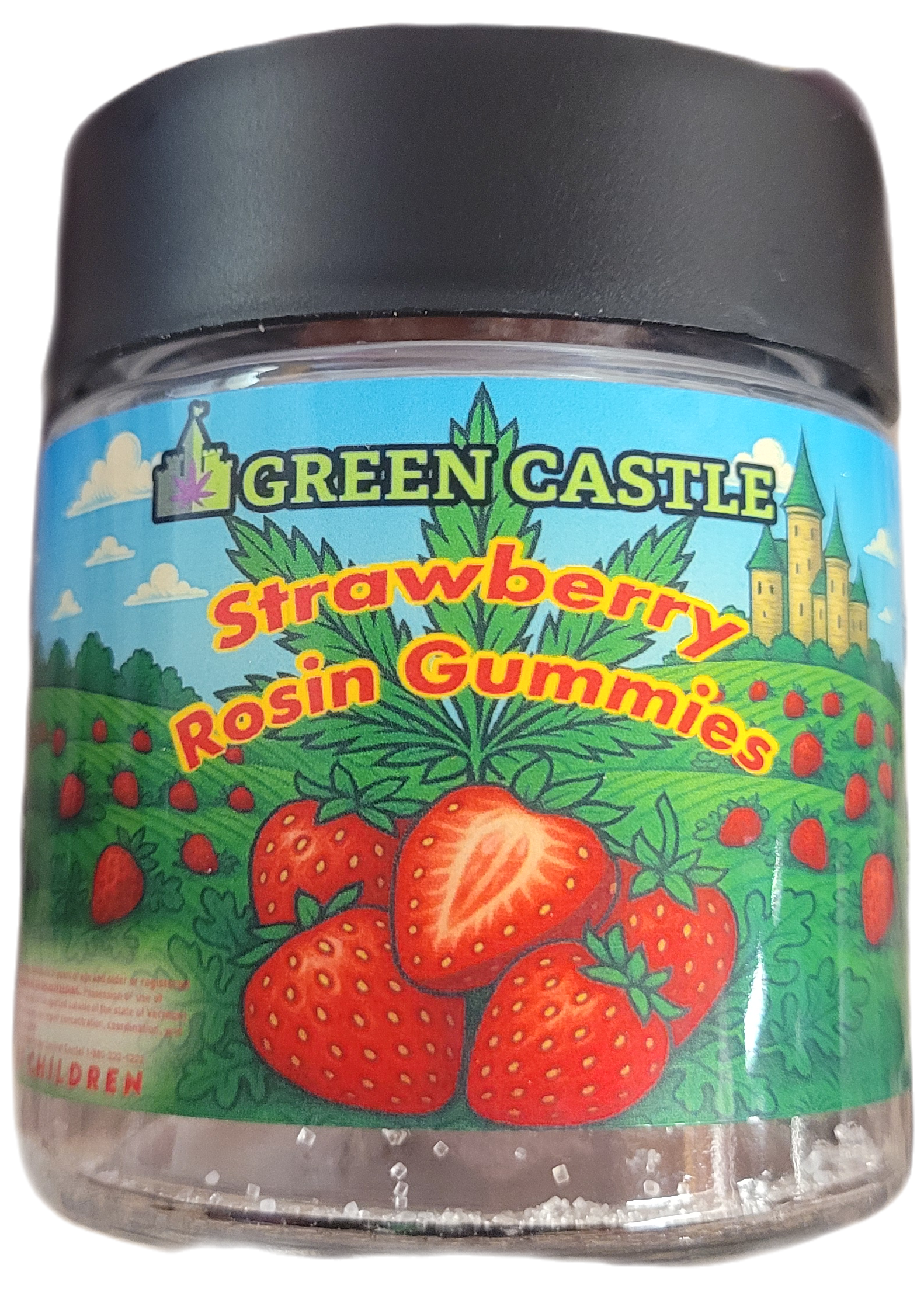 100mg Strawberry Gummies | Indica | Green Castle