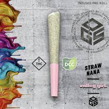 Strawnana Rosin Infused Preroll