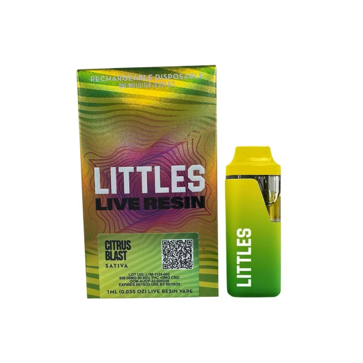 Littles | Citrus Blast | Live Resin All-In-One Vape 1ML