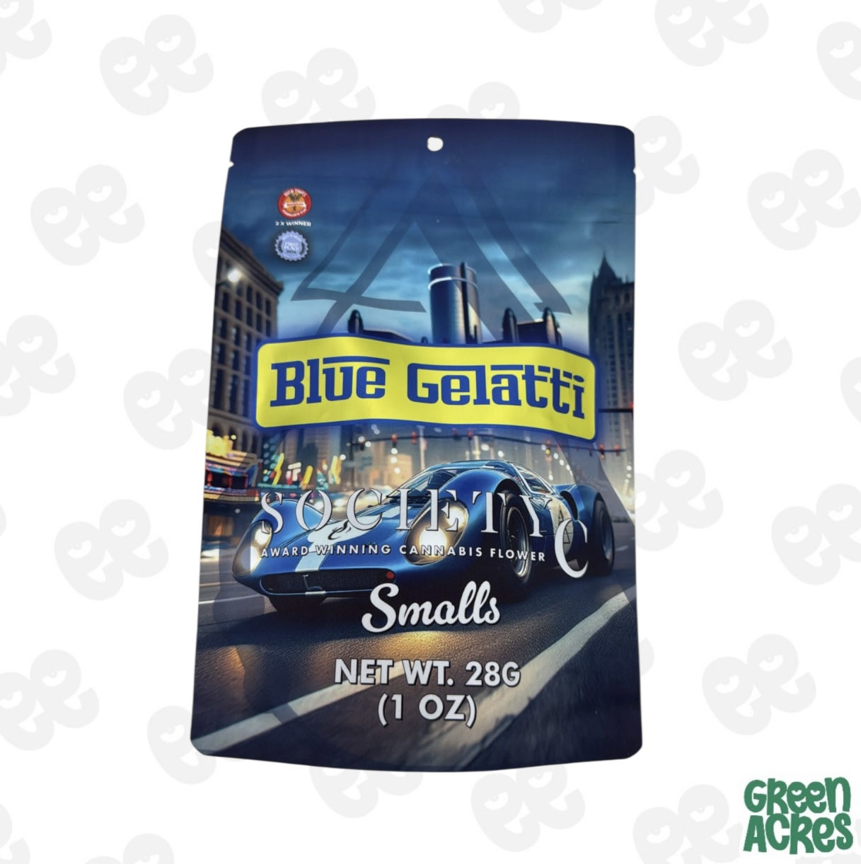 Blue Gelatti 28G Prepackaged Flower