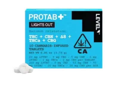 Level | Lights Out | Protab Tablets | 5pk