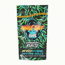 Jungle Juice - Strawberry Runtz - 14 x 1g Infused Prerolls