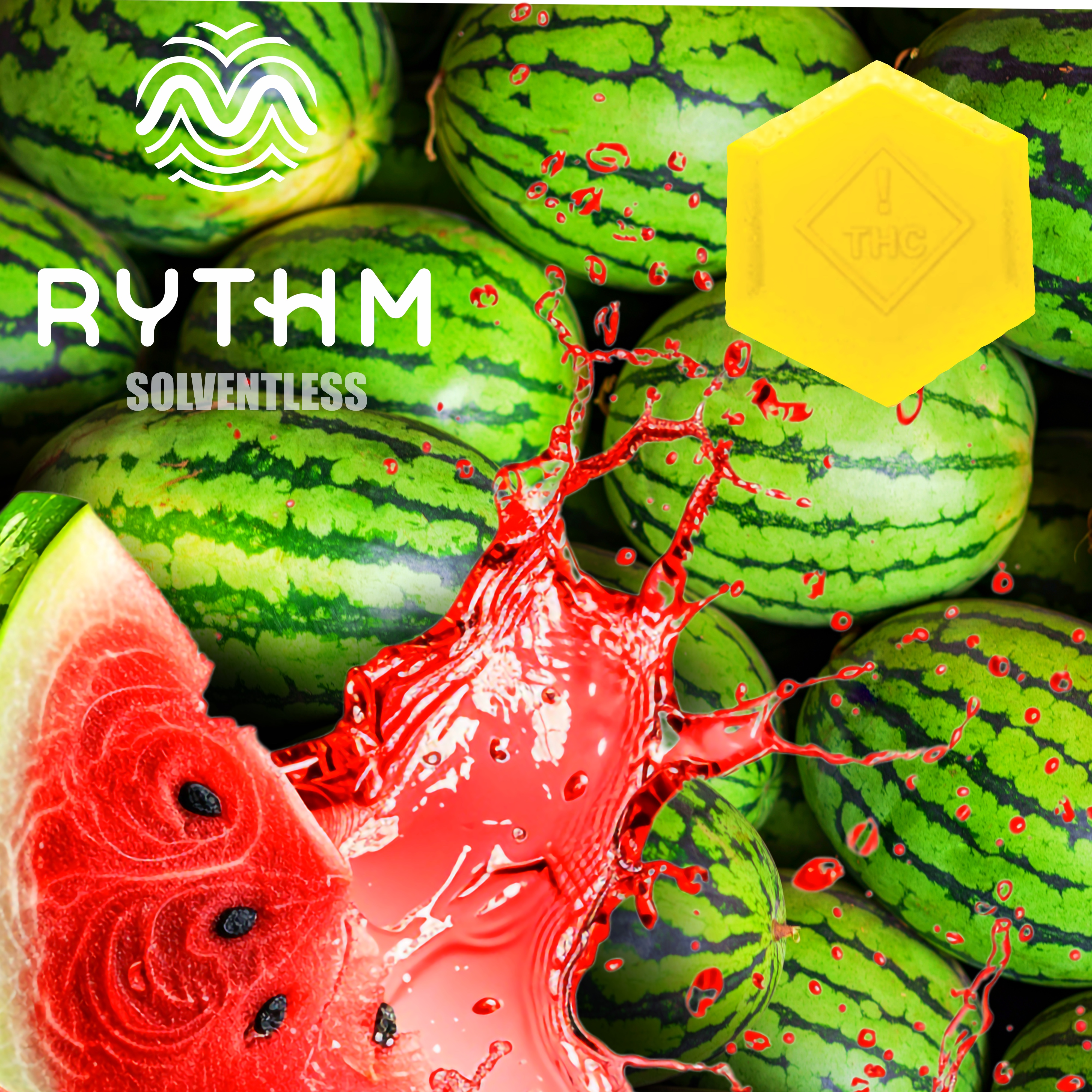 Watermelon I  Solventless Gummies I 100MG