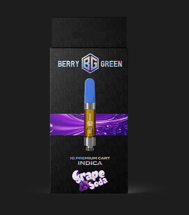 Cartridge | Grape Soda | 1g | Berry Green