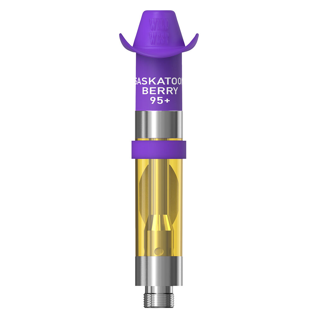 Wild West 95 Plus Saskatoon Berry Liquid Diamonds 510 Thread Cartridge 0.95g