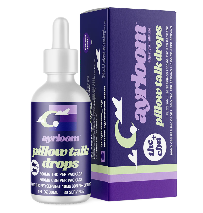 ayrloom | Pillow Talk Drops | 1:5 | 300MG THC : 1500MG CBN