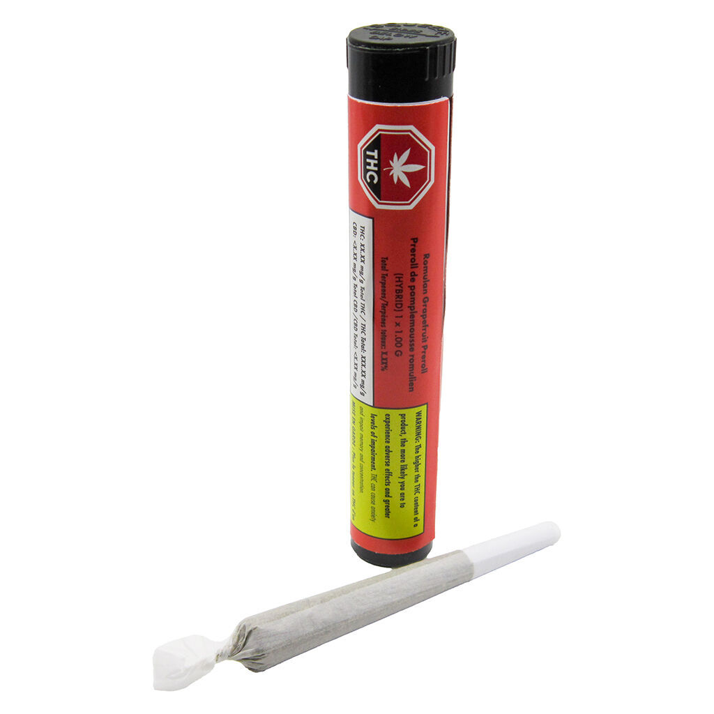 Green Mountain Health Alliance - Romulan Grapefruit Pre-Roll - 1x1g