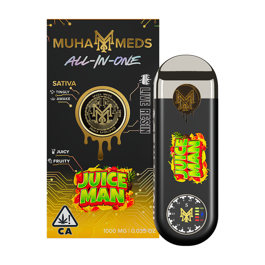 MUHA MEDS - JUICE MAN - 1G AIO - LIVE RESIN - SATIVA