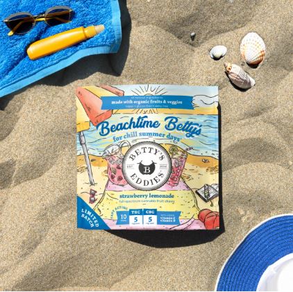 Beachtime Strawberry Lemonade Eddies 1:1 THC:CBG | 10pk | 50mg