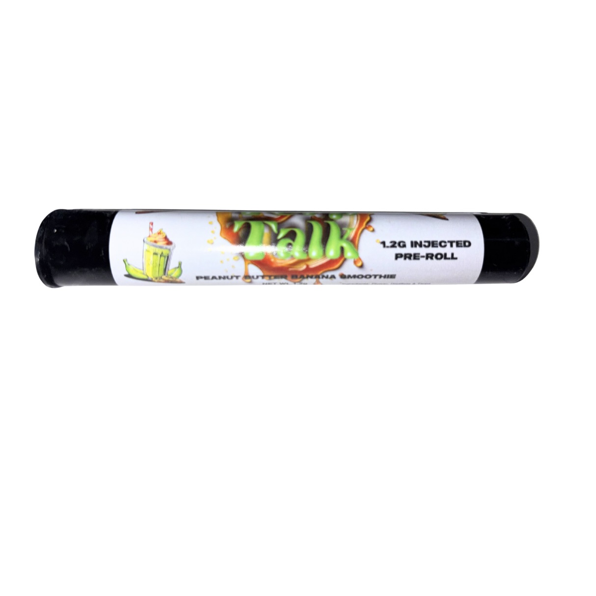 Terp Talk Injected Pre-Roll | Peanut Butter Banana Smoothie