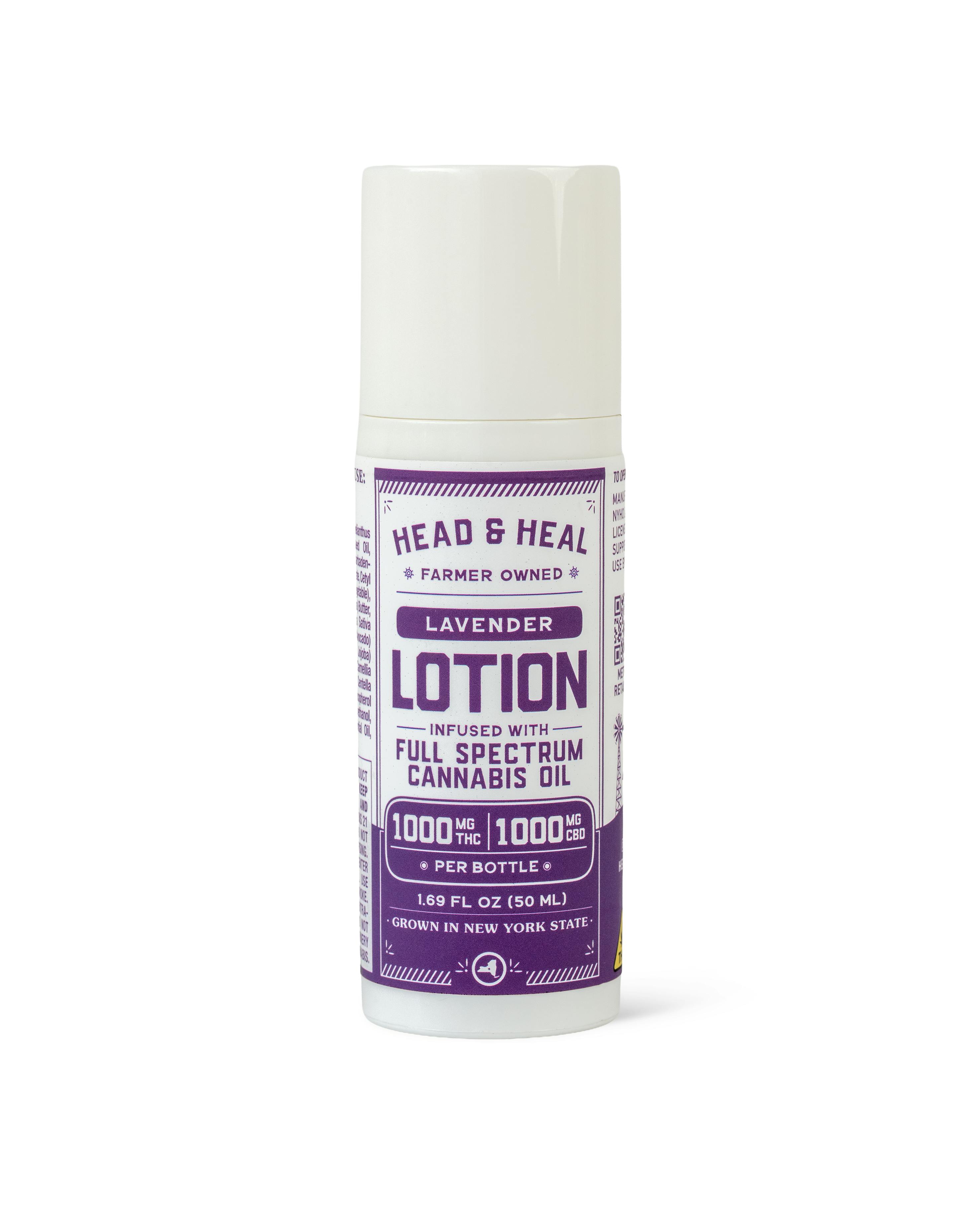 Lavender Scented THC/CBD Lotion 50ml