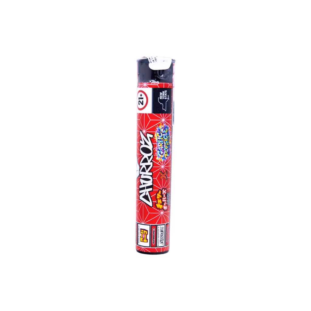 Static Room Churroz Cherry Popperz X Garlic Popsicle Hash Infused Preroll