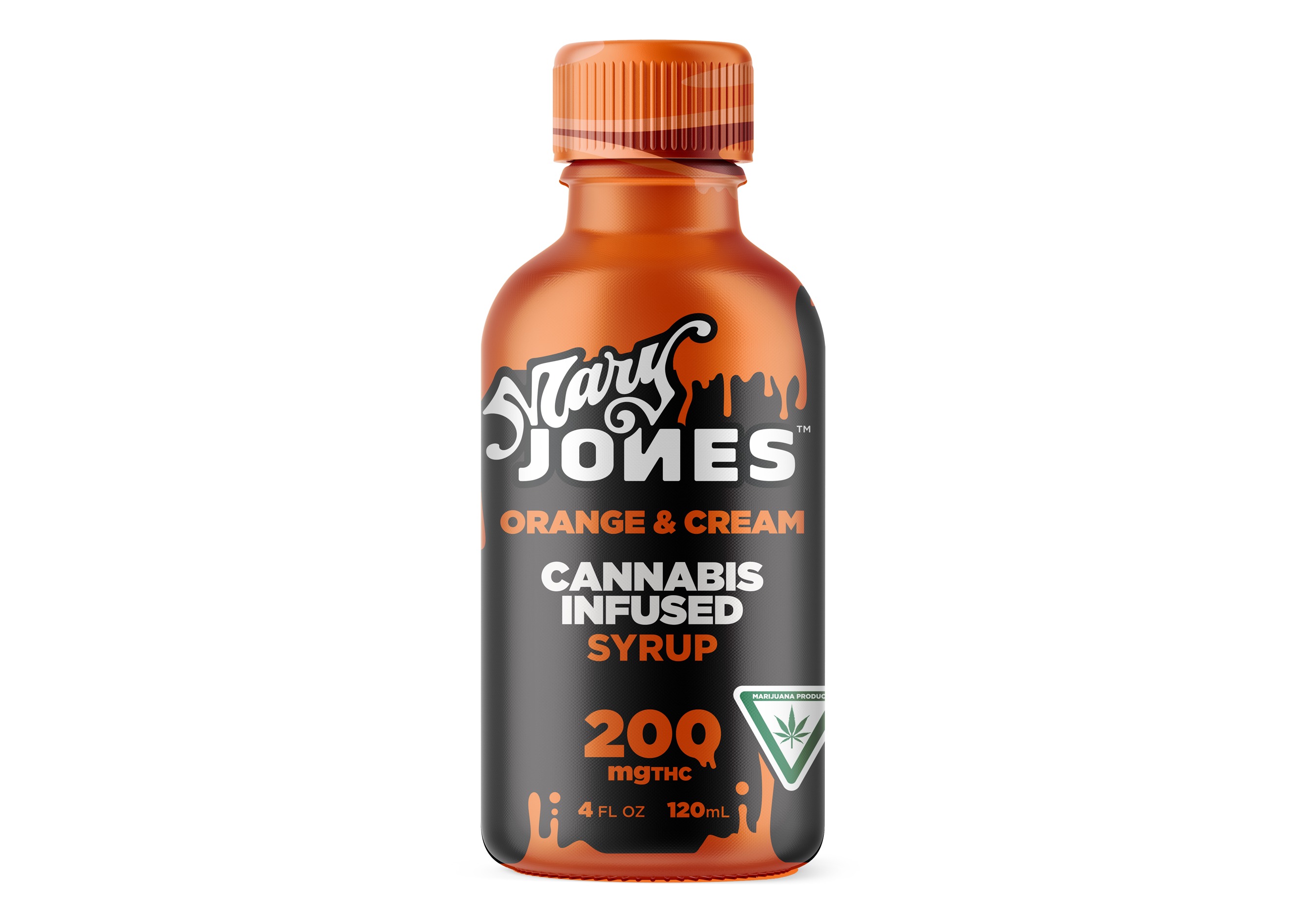 Mary Jones - 4oz Syrup - 200mg - Orange & Cream