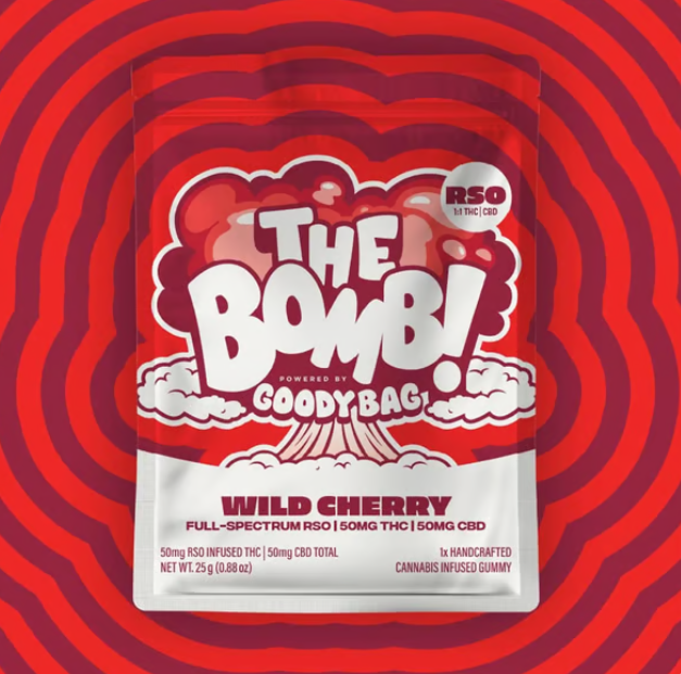 Cherry - Hybrid - BOMB RSO - Gummy - 50mg (1pk)