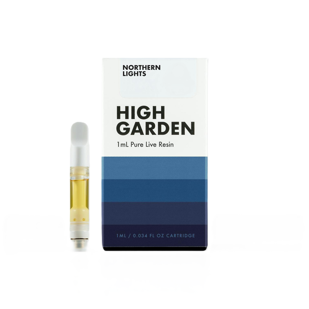 High Garden | Northern Lights | Live Resin Vape Cartridge 1ML