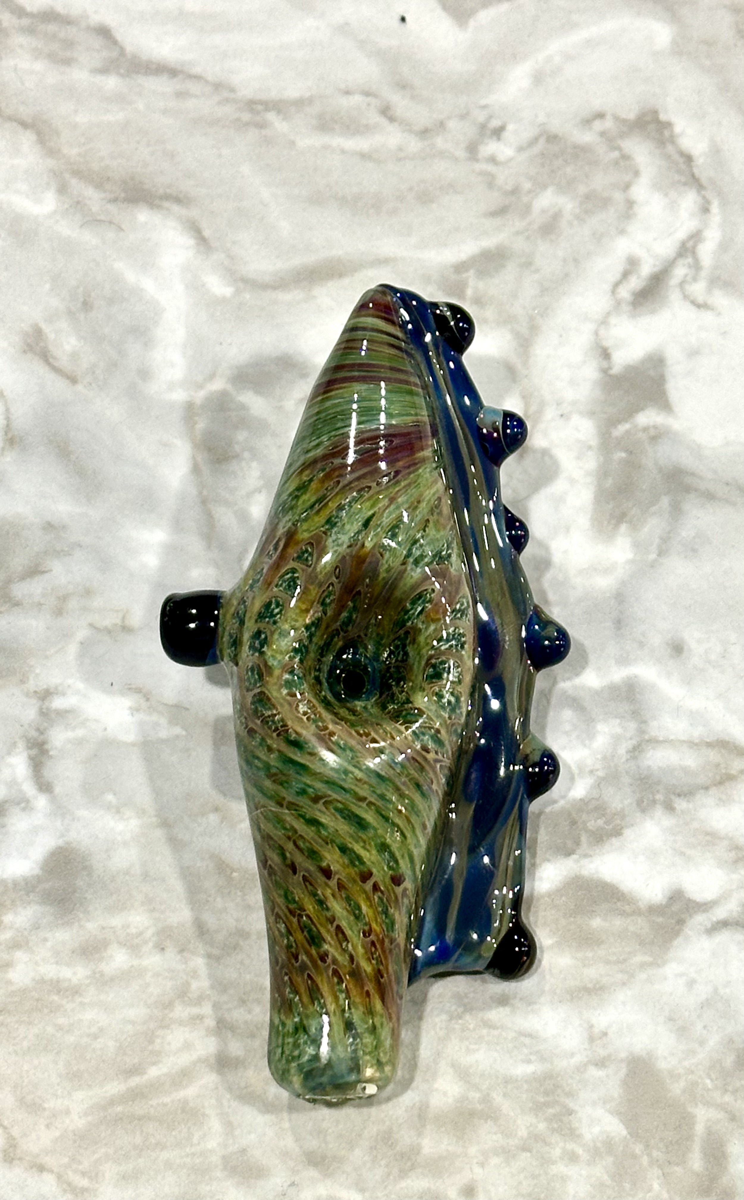 Shells Bowl Double Amber