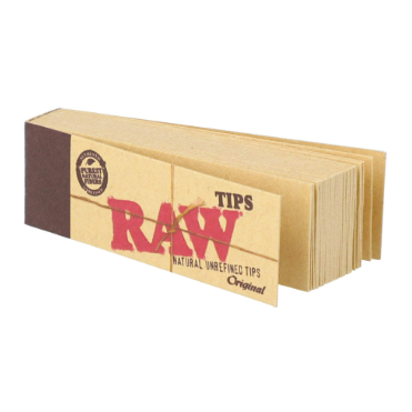 Raw Flat Paper Tips 50ct