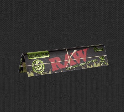 RAW Black Organic Rolling Papers King Size Slim