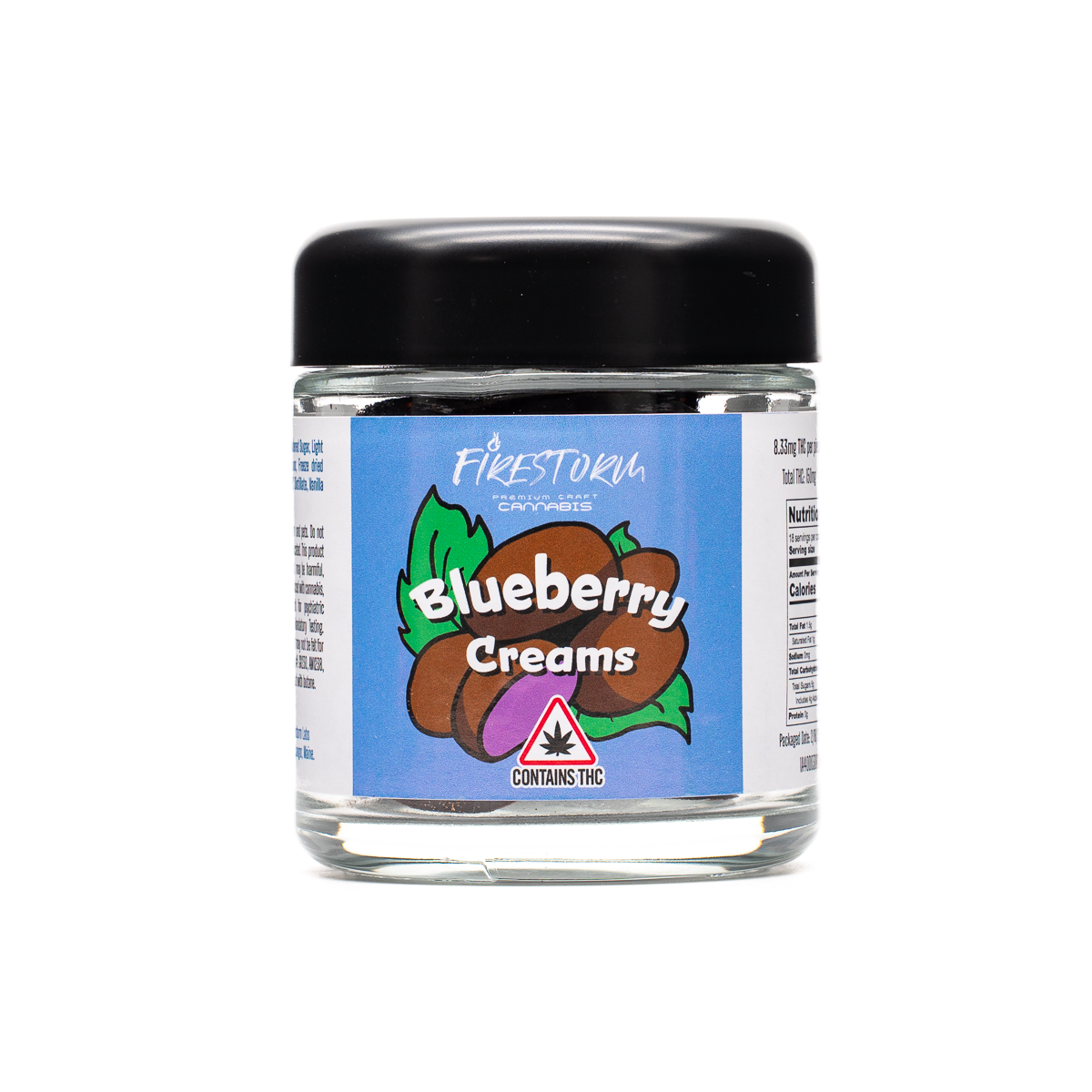 Blueberry Cream Chocolates 200mg