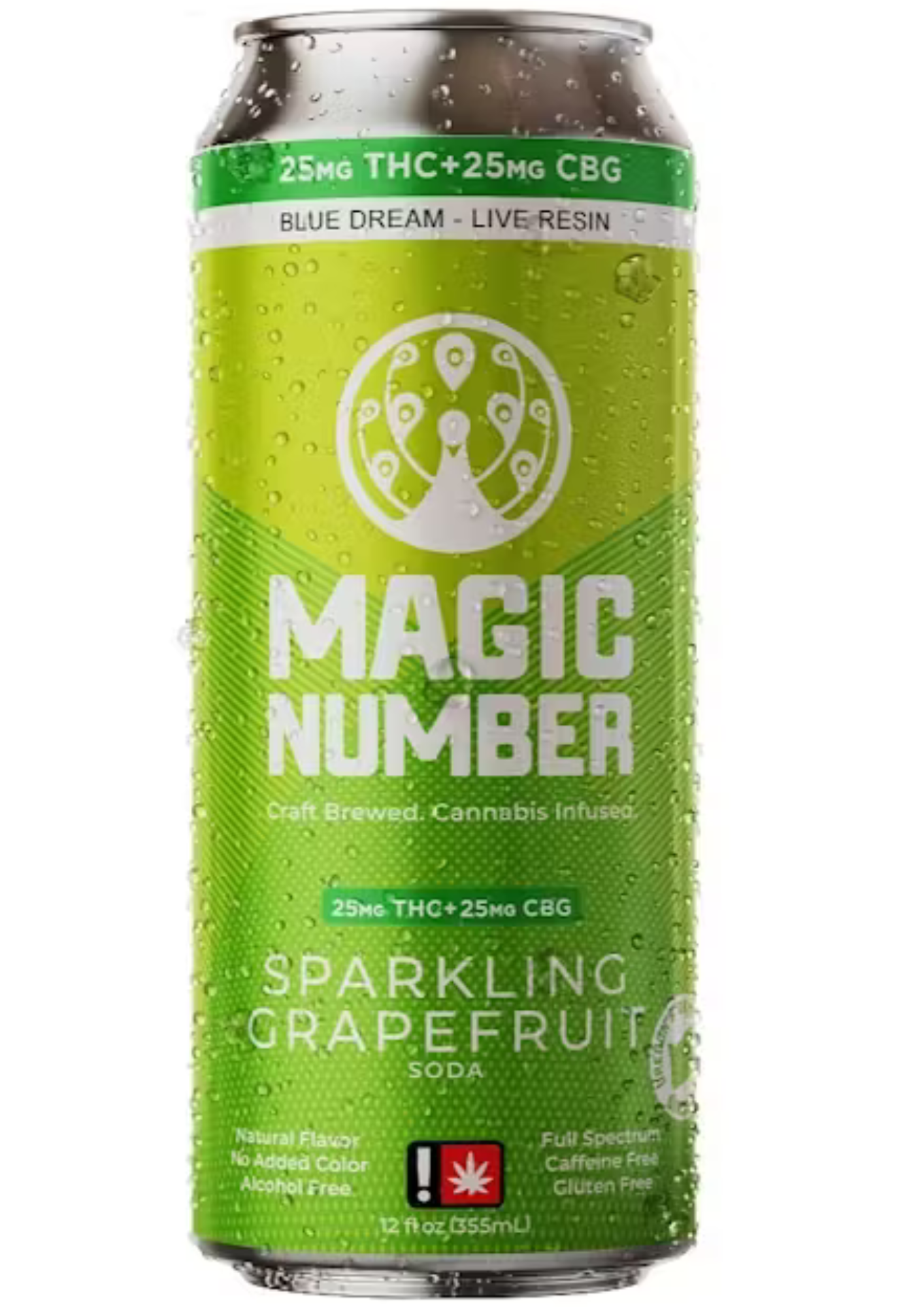 Sparkling Grapefruit  - 25mg:25mg CBG Soda - Magic Number