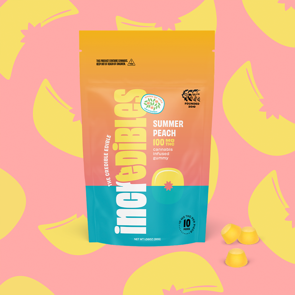 Summer Peach Gummies 100mg