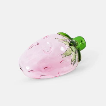Glass Fruit Pipe In Jumbo Strawberry