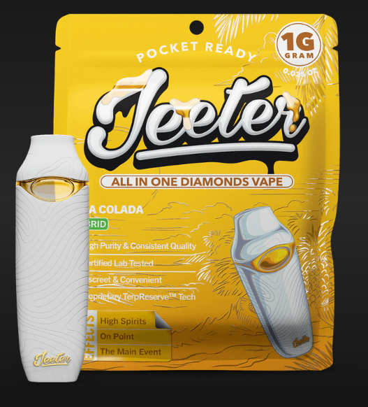 Jeeter | Pina Colada | Liquid Diamonds Disposable | 1g | Hybrid | Twisted  Bee - REC
