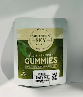 Southern Sky Brands | 100mg | Cherry Limeade | Rosin Gummies