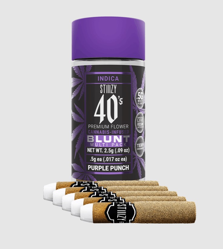 STIIIZY 40's Mini Blunts Multi-Pack Purple Punch