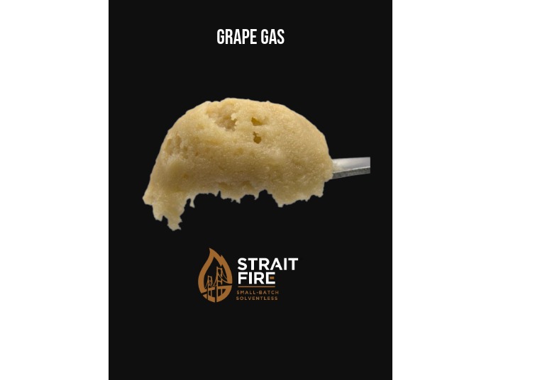 Strait Fire - Live Rosin 5g - Grape Gas
