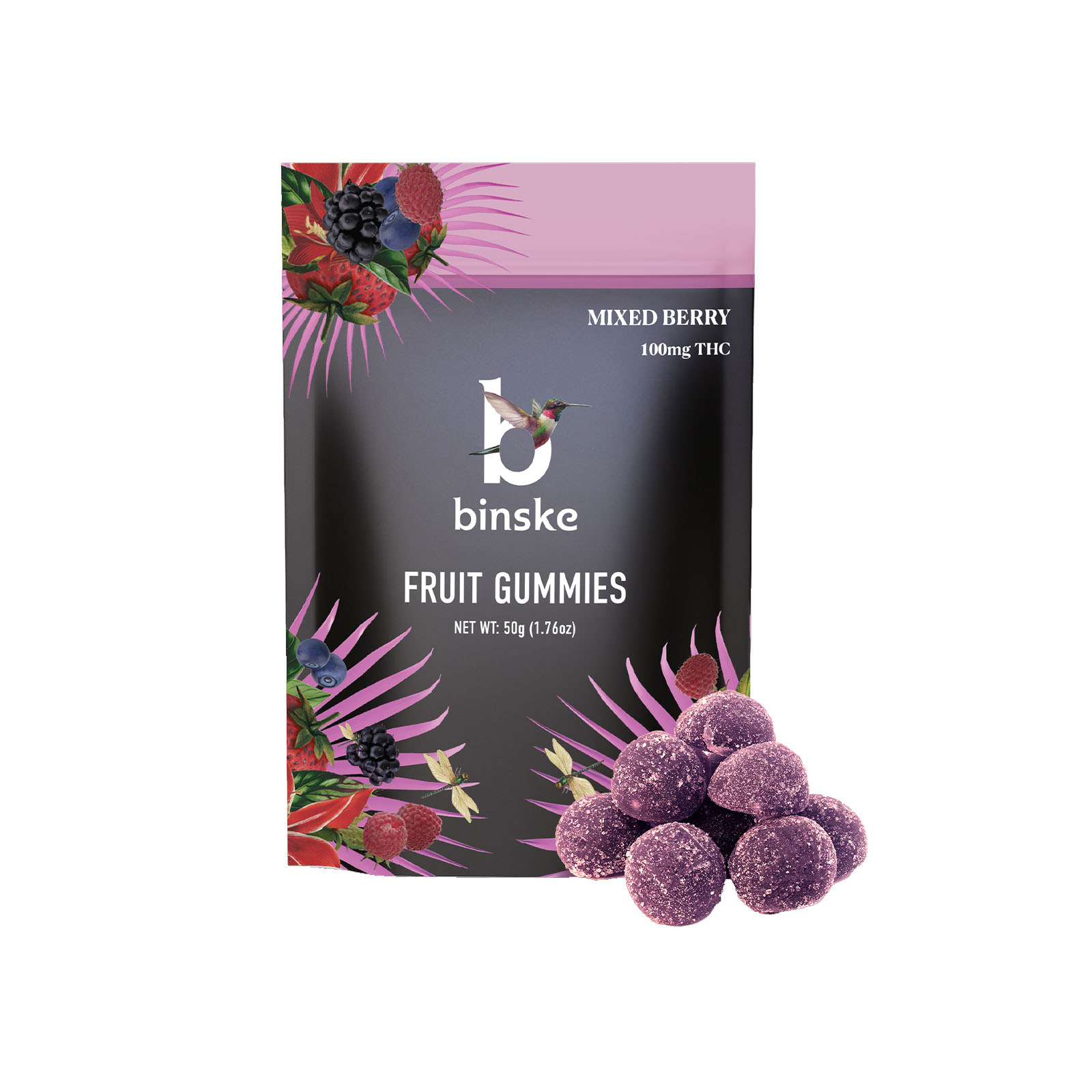 Mixed Berry 200MG Gummies (10x20mg)