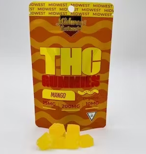 Midwest Extracts - Mango - 200mg Gummies
