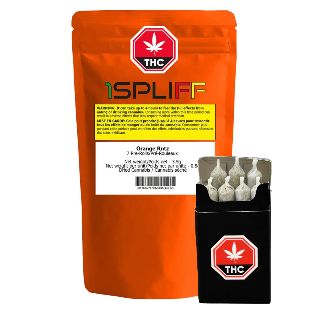 1Spliff | Orange Rntz Pre-Roll | 7 x .5g
