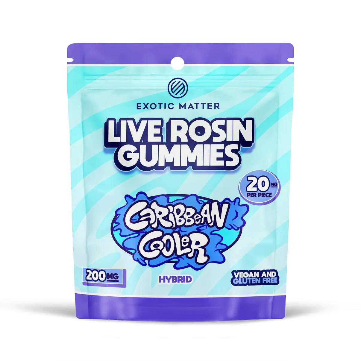 Exotic Matter | 200mg Live Rosin Gummies | Caribbean Cooler