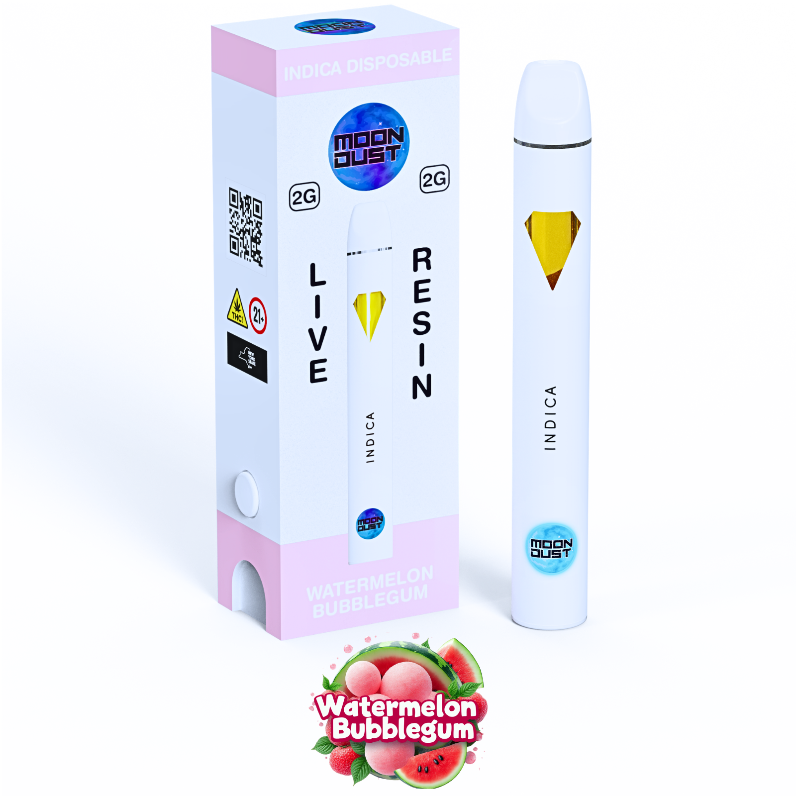 Watermelon Bubblegum | Live Resin AIO | 2g