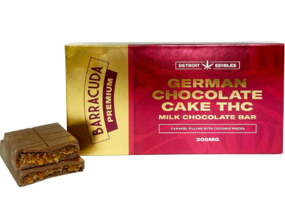 Barracuda Bar - German Chocolate Cake Milk Chocolate - 200mg