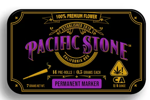 Pacific Stone - Permanent Marker (i) - Pre-rolls - 14pk/7g