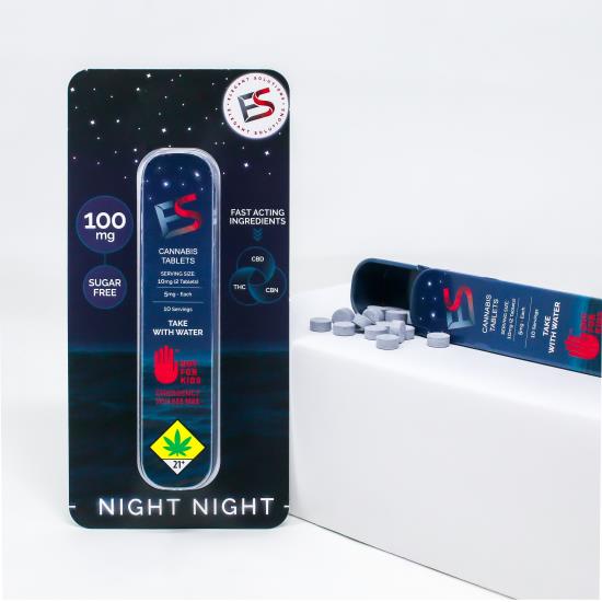 Night Night 1:3:2 CBD|CBN Cannabis Tablets | 100mg (DOH)