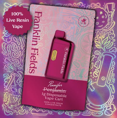FRANKLIN FIELDS PENNIFER | 1G LIVE RESIN DISPOSABLE | CHERRY BOMB