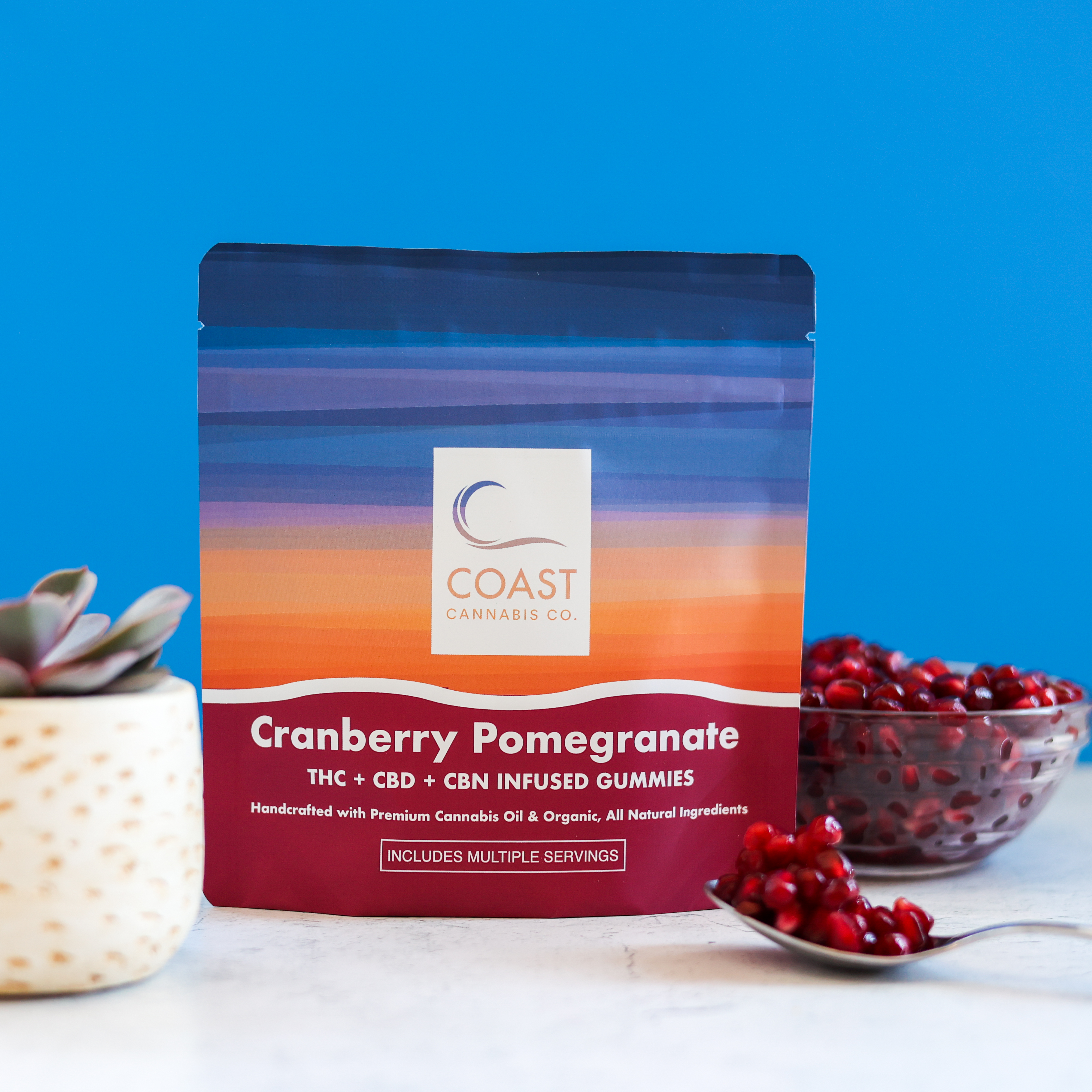 Gummies | Cranberry Pomegranate | THC: CBD: CBN