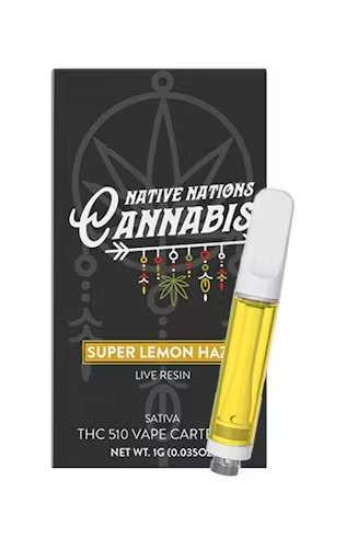Native Nations Cannabis | Super Lemon Haze | Live Resin Cart | 1g
