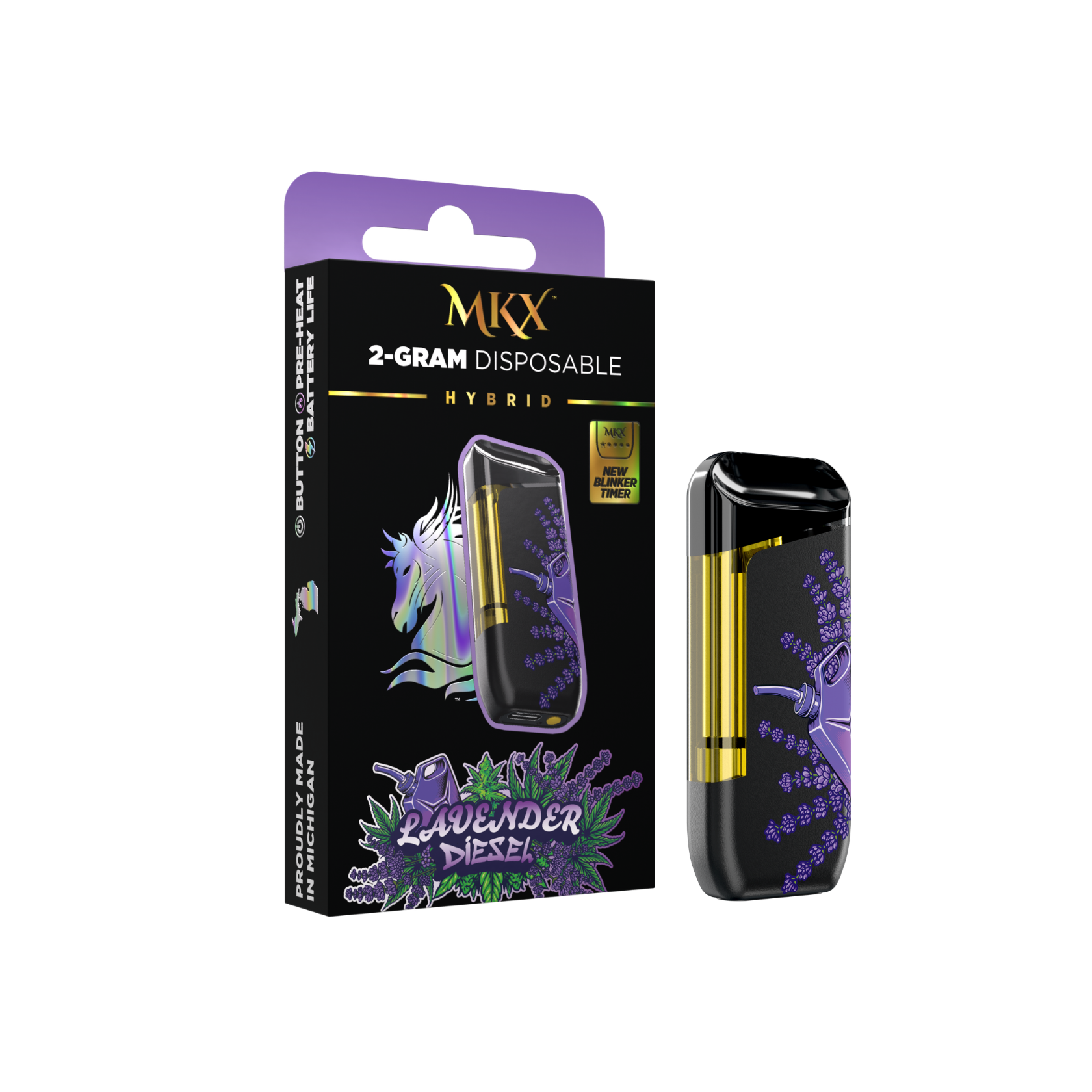 2g MKX Disposable - Lavender Diesel 2g Disposable - Hybrid