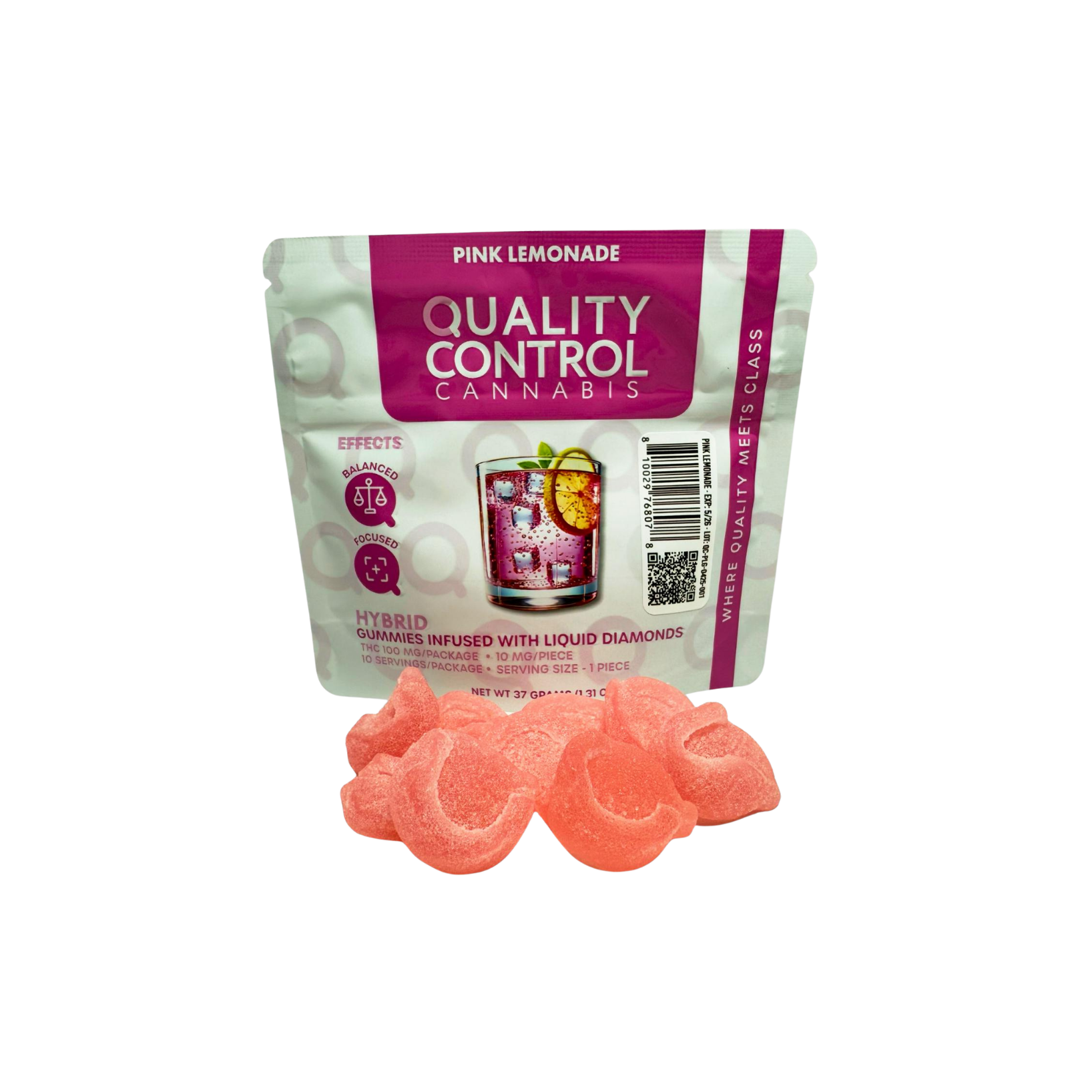 Lemonade Liquid Diamond Infused Gummies