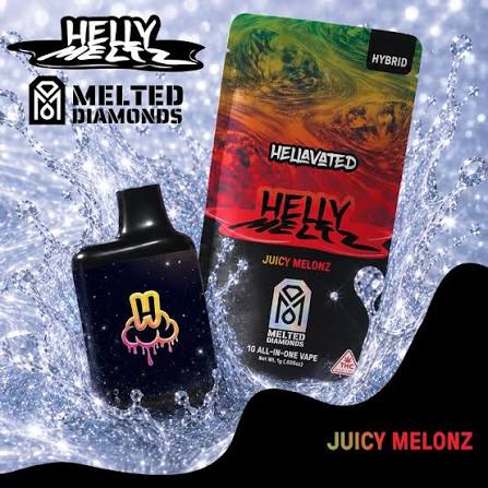 Juicy Melonz Melted Diamonds Disposable - - Hellavated