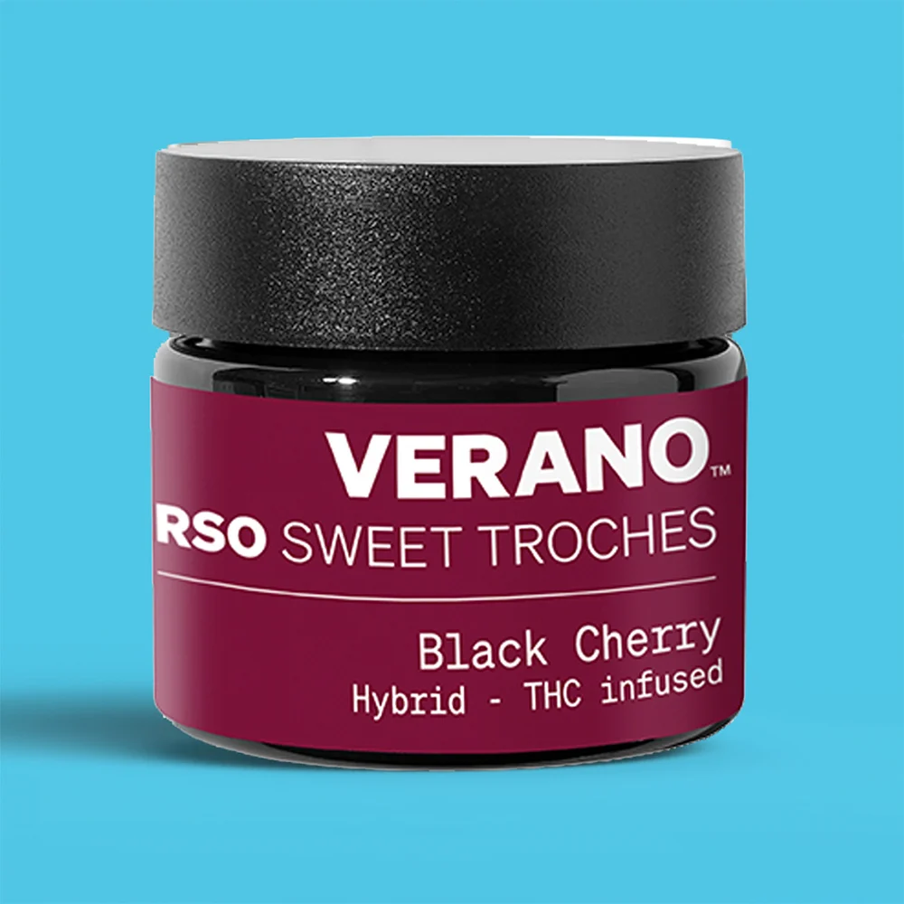 Black Cherry | 10mg RSO Sweet Troches | 10pk